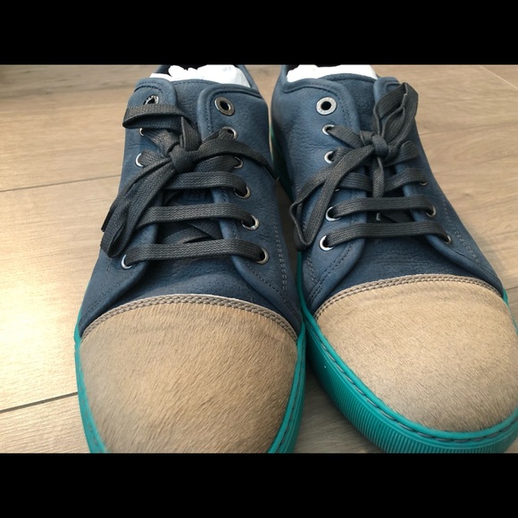Men’s Lanvin sneakers, size 11 us , calf hair - Picture 6 of 7